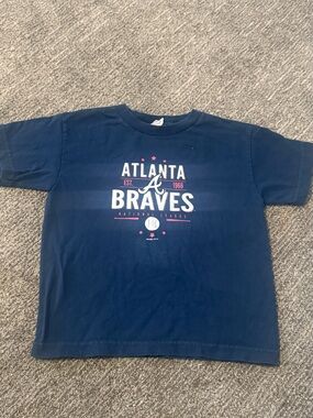 Kids Navy Short-Sleeve Graphic Tee